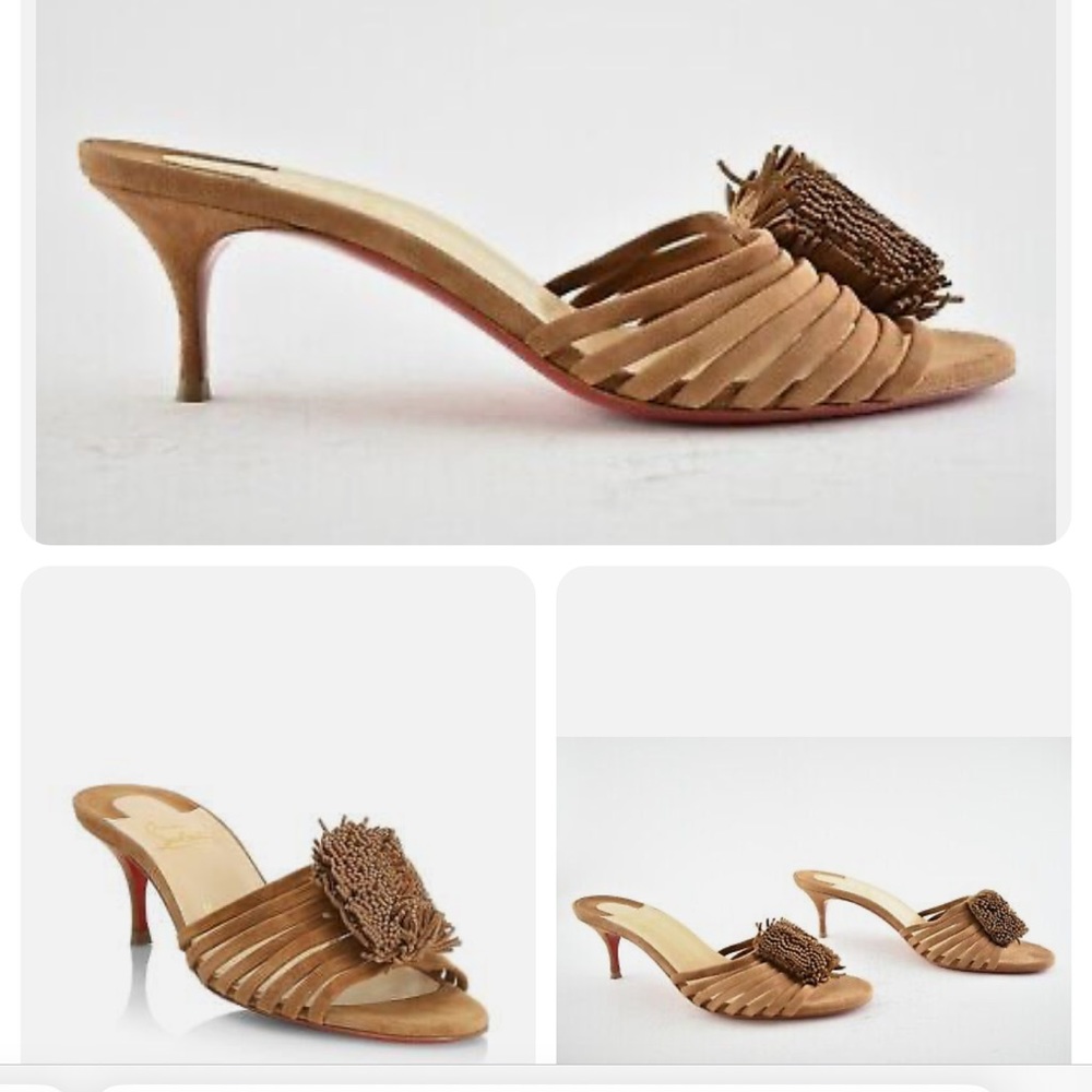 Worn twice Christian Louboutin Belbrossa 55 Veau Velours